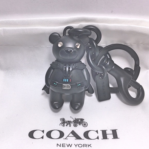 Coach Star Wars Darth Vader Keychain Bag Charm NWT - Picture 3 of 6